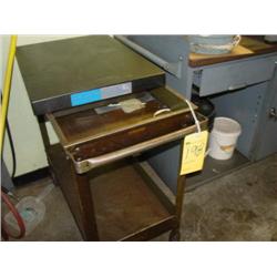 CART W/ GRANITE SURFACE PLATE