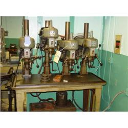 WALKER TURNER MDL. 1200 4 SPINDLE DRILL PRESS
