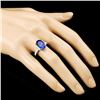 Image 3 : 18K Gold Ring w/ 4.28ct Tanzanite & 0.67ctw Diam