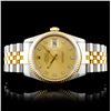 Image 2 : 36mm DateJust Rolex Watch, YG/SS with Diamonds