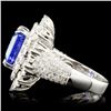 Image 3 : 4.73ct Tanzanite & 2.57ctw Diamond Ring 18K Gold