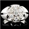 Image 2 : 14K Diamond Ring with 1.30ctw