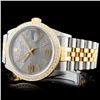 Image 1 : 36MM DateJust Watch with Diamonds in YG/SS