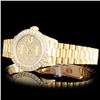 Image 1 : Diamond Ladies Rolex 18K Gold President Watch