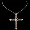 Image 1 : 1.39ctw Fancy Diamond Pendant in 18K Gold