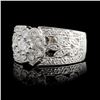 Image 1 : 1.04ctw Diamond Ring in 18K White Gold