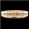 Image 1 : 6.36ctw Diamond Bracelet in 14K Gold