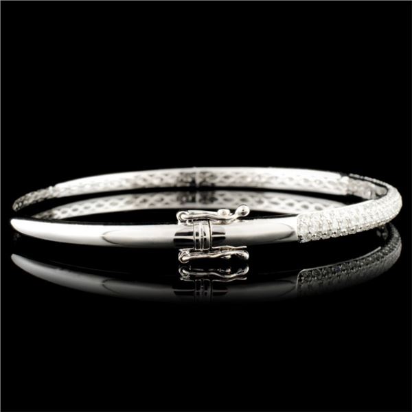 Diamond Bangle: 1.45ctw, 14K Gold