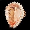 14K Gold Ring: 20.37ct Morganite & 1.21ctw Diamond
