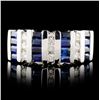 14K Gold 1.80ct Sapphire & 0.40ctw Diamond Ring