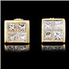 18K Gold 0.95ctw Diamond Earrings