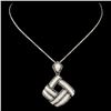 Image 2 : 14K Gold 1.63ctw Fancy Color Diamond Pendant