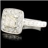 Image 2 : 14K Gold 1.21ctw Diamond Ring