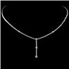 Image 2 : 18K Gold 1.40ctw Diamond Necklace