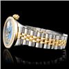 Image 11 : Rolex DateJust 18K/SS Diamond Ladies Watch