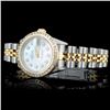 Image 2 : Rolex YG/SS DateJust Diamond Ladies Watch