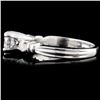 Image 3 : Solid Platinum 0.72ctw Diamond Ring