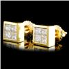 Image 2 : 18K Gold 1.12ctw Diamond Earrings