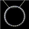 Image 2 : 18K White Gold 0.92ctw Fancy Color Diamond Pendant