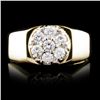 Image 1 : 14K Gold 0.28ctw Diamond Ring