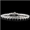 14K White Gold 0.50ctw Diamond Bracelet