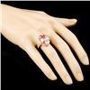 Image 3 : 14K Gold 8.34ct Morganite & 0.70ctw Diamond Ring
