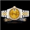 Image 2 : 36mm Rolex DateJust Watch with YG/SS & Diamonds