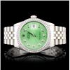 Image 2 : Diamond 36MM Rolex DateJust SS Watch