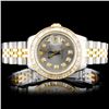 Image 2 : Diamond Ladies Rolex YG/SS DateJust Watch