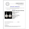 Image 3 : 1.68ctw Diamond Earrings in 14K Gold