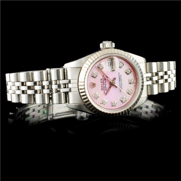 18K & SS Ladies Rolex DateJust Watch