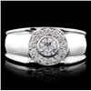 Image 2 : 0.68ctw Diamond Ring in 14K White Gold