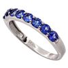 Image 1 : 0.85ct Tanzanite Ring in 14k White Gold