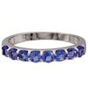 Image 2 : 0.85ct Tanzanite Ring in 14k White Gold