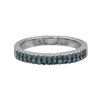 Image 2 : 0.35ctw Blue Diamond Ring in 14k White Gold