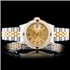 Image 2 : Diamond Ladies Rolex YG/SS DateJust Watch