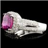 Image 1 : 18K Gold Ruby & Diamond Ring, 3.71ct & 1.39ctw