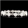 Image 2 : Diamond Bracelet 6.77ctw in 18K Gold