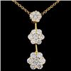 Image 2 : 2.02ctw Diamond Necklace in 18K Gold