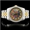 Image 2 : 36MM Rolex DateJust 116233 Diamond Watch 18k YG/SS