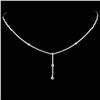 Image 2 : 1.40ctw Diamond Necklace in 18K Gold