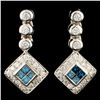 Image 2 : 0.82ctw Diamond Earrings in 18K Gold