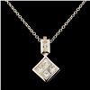 Image 2 : 0.43ctw Diamond Pendant in 14K Gold