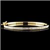 Image 2 : 14K Gold Bracelet with 0.78ctw Diamonds