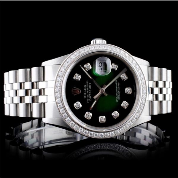 Diamond 36MM Rolex DateJust Watch