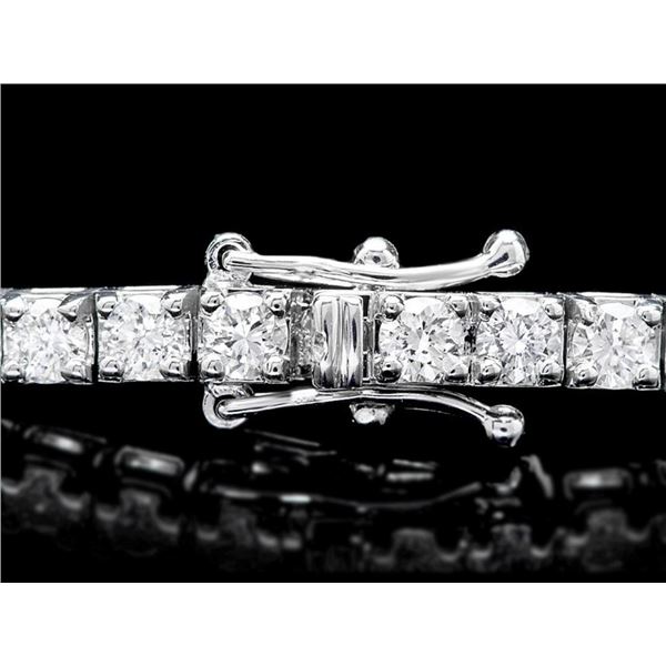 5ct Diamond Bracelet in 18k White Gold