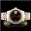 Image 2 : Diamond Rolex YG/SS DateJust Watch