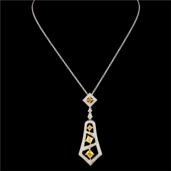 Diamond Pendant: 1.15ctw in 18K Gold