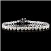 Image 2 : 14K Gold Bracelet with 6.25ctw Diamonds