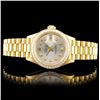 Image 2 : 18K YG Diamond Rolex DateJust Watch - 26mm